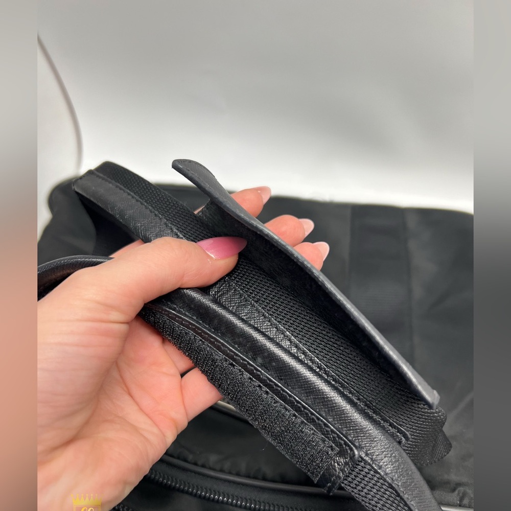Prada nylon leather trim travel bag - Picture 16 of 16